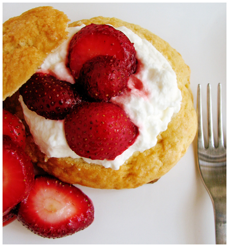 Barefoot Contessa's Shortcake with Fresh Strawberries and Home-made Whipped Cream